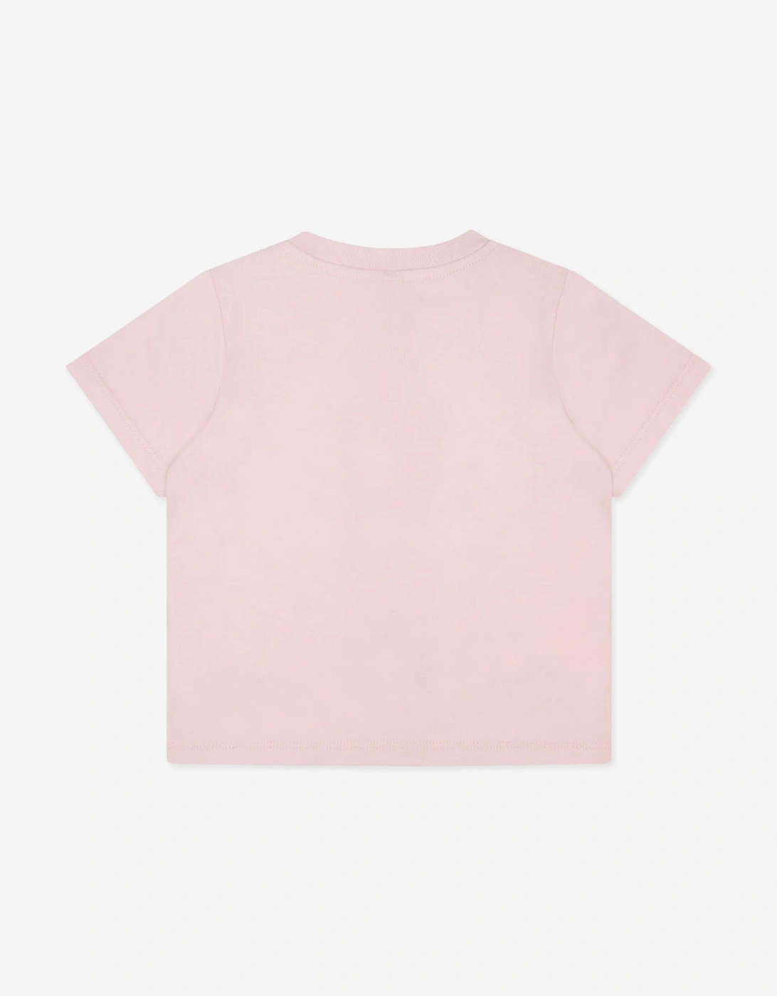 Baby Girls Ice Cream Logo T-Shirt in Pink