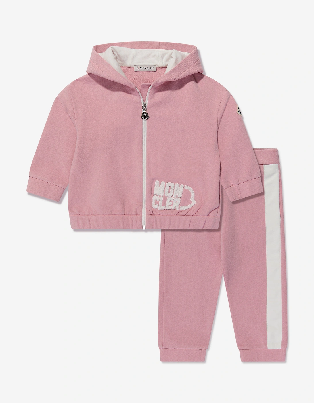 Enfant Baby Girls Logo Tracksuit in Pink, 5 of 4