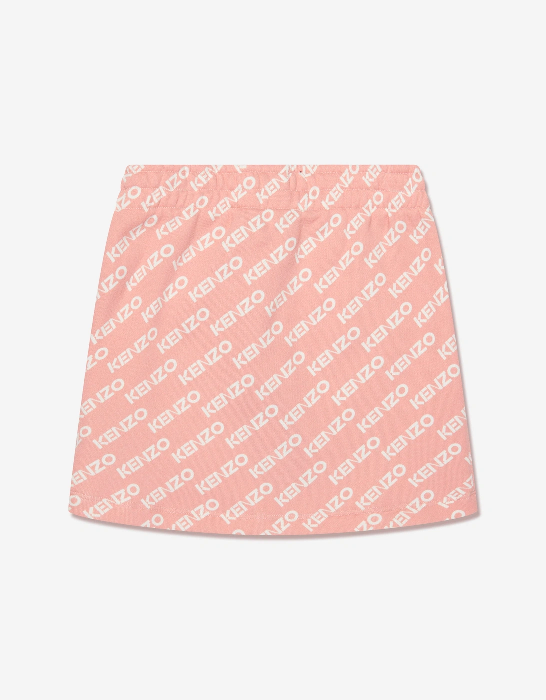 Girls Fleece Logo Skirt in Pink