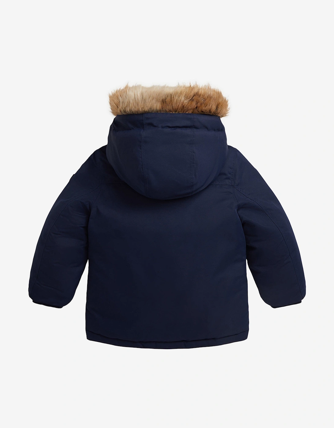Boys Parka Coat in Navy