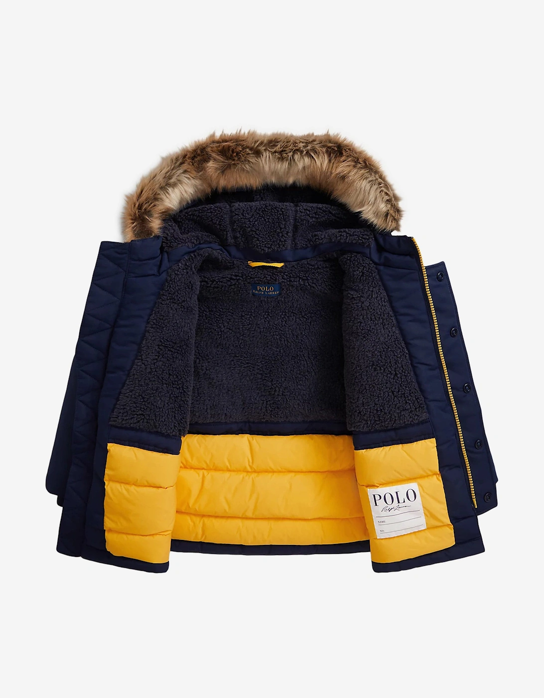 Boys Parka Coat in Navy