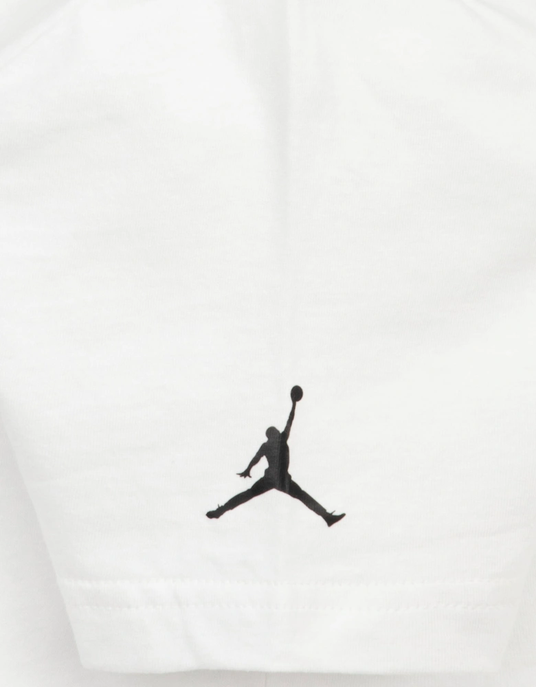Boys AJ1 Wave T-Shirt in White