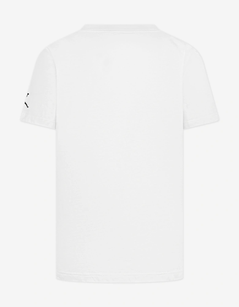 Boys AJ1 Wave T-Shirt in White