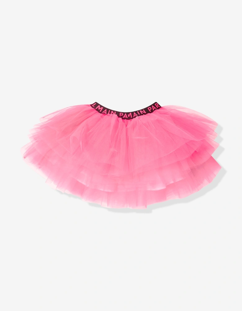 Girls Tulle Skirt in Pink