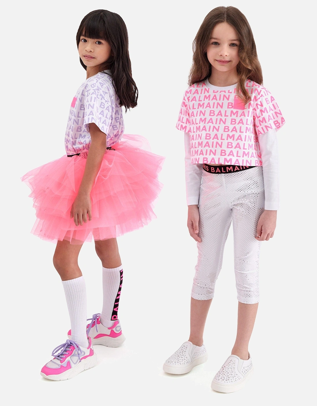 Girls Tulle Skirt in Pink