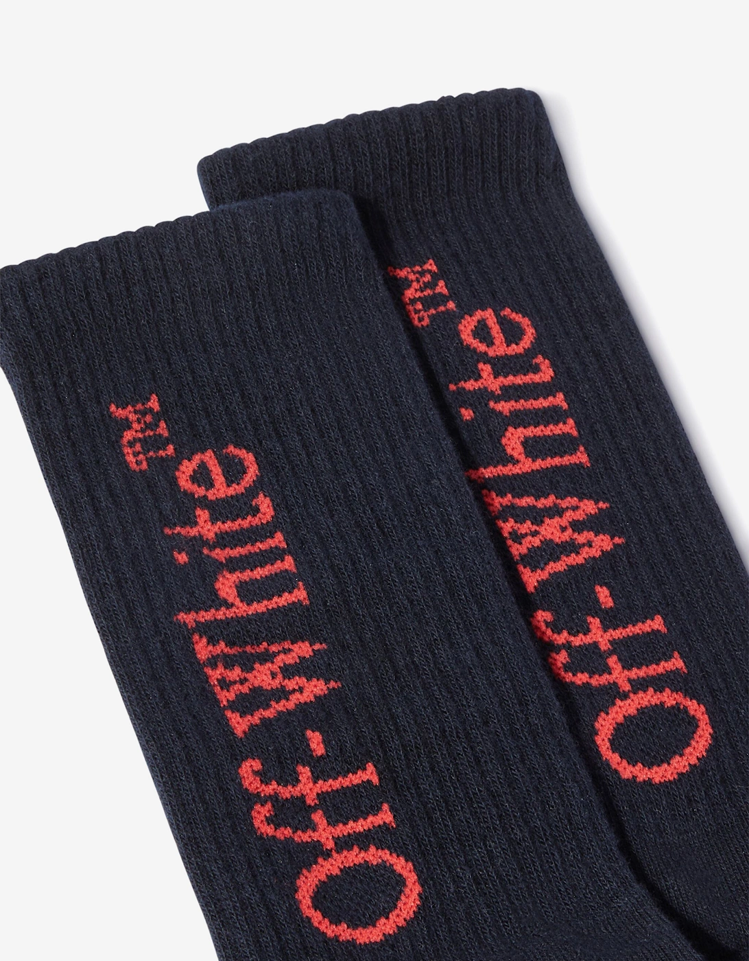 Kids Bookish Logo Socks in Navy