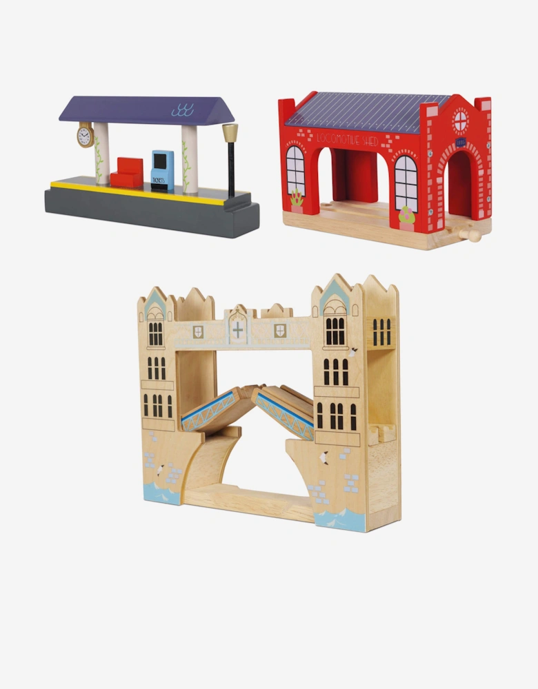 London Train Set - 120 Pieces