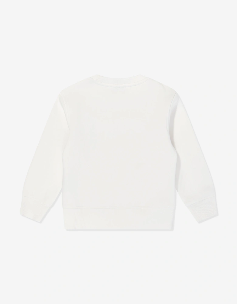 Kids Bear Logo Sweatshirt in Ivory