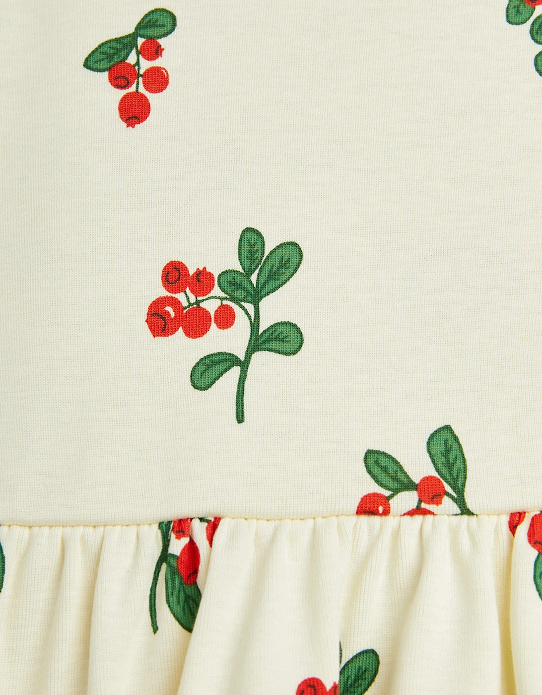 Girls Lingonberries AOP Dress in Ivory