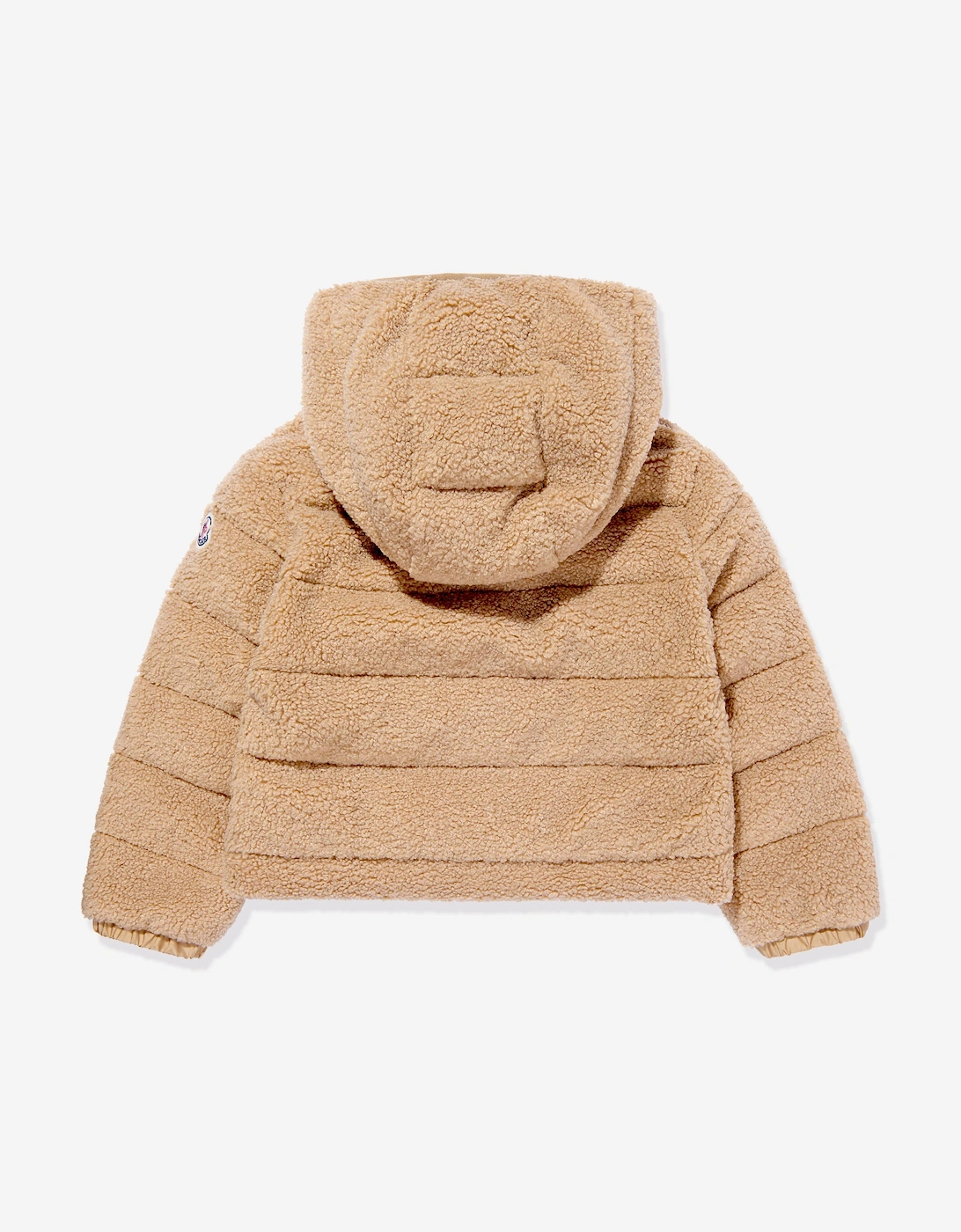 Enfant Girls Down Teddy Fleece Audrieu Jacket in Beige