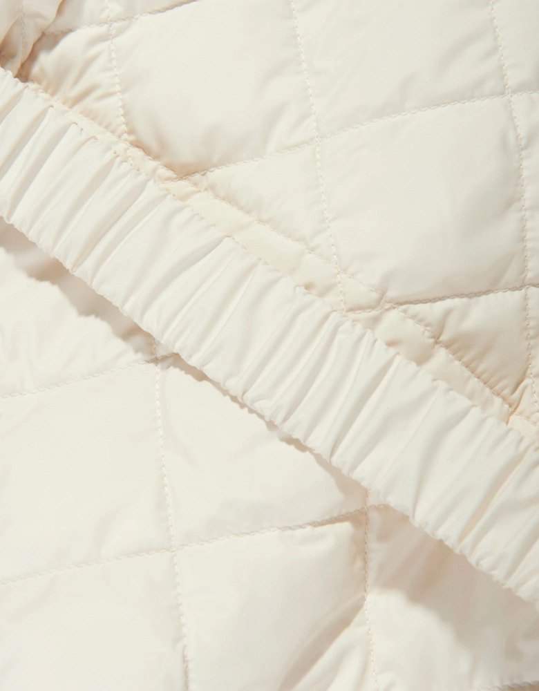 Girls Down Padded Philanta Jacket in Ivory
