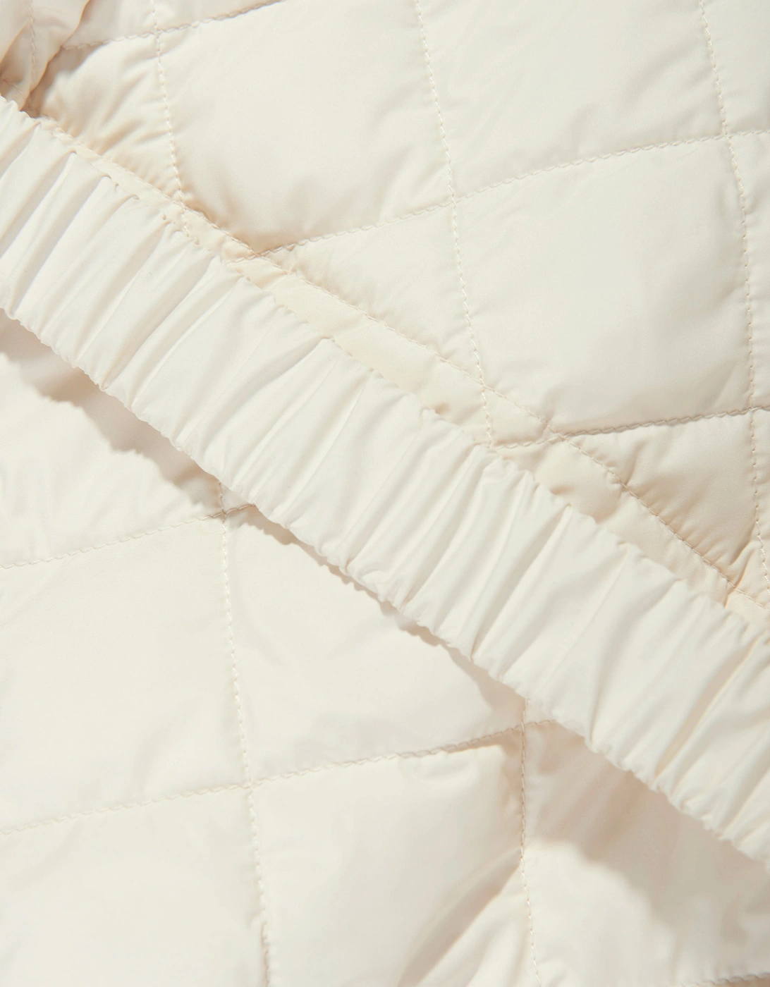Girls Down Padded Philanta Jacket in Ivory
