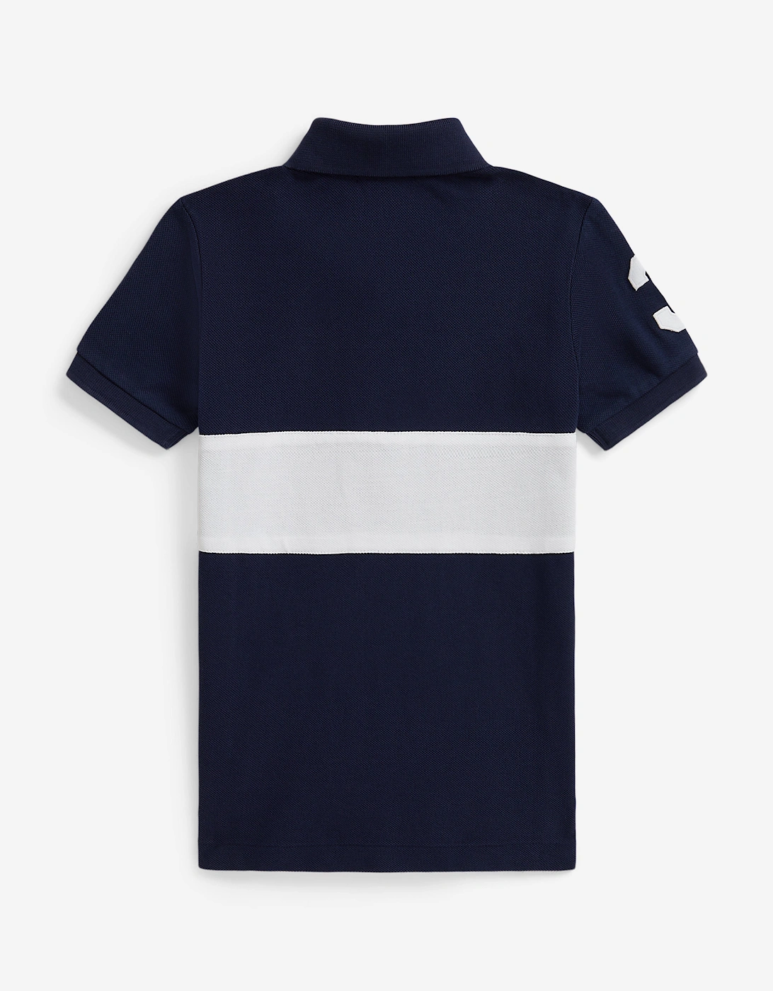 Boys Logo Polo Shirt in Navy