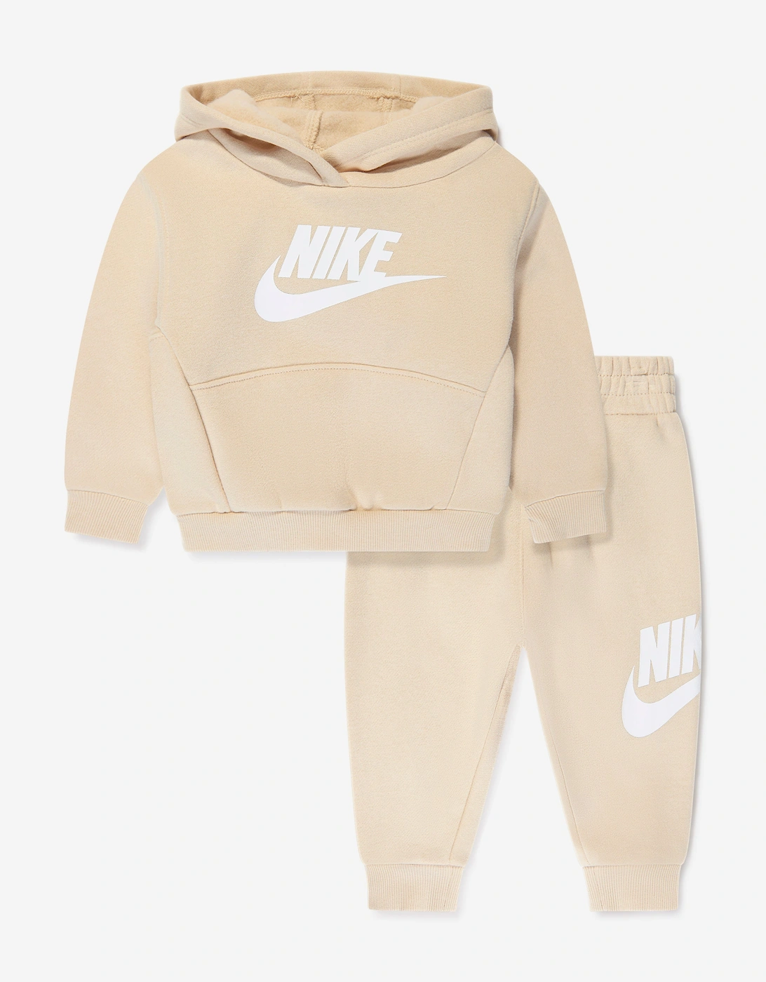 Kids NKN Club Fleece Tracksuit in Beige, 5 of 4
