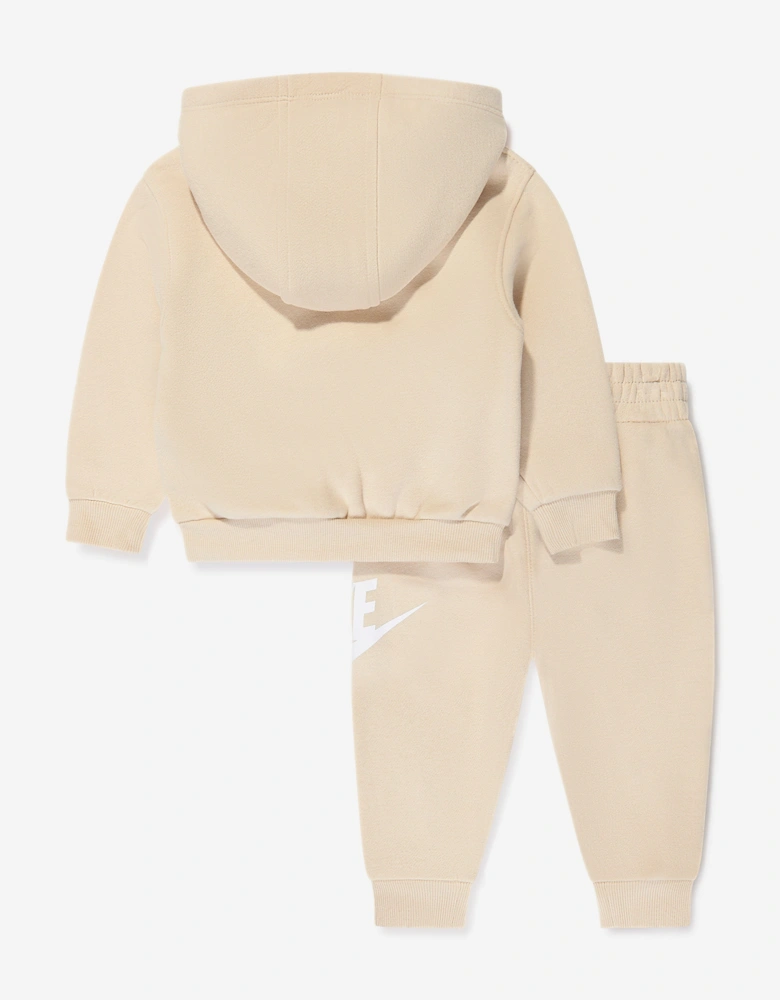 Kids NKN Club Fleece Tracksuit in Beige