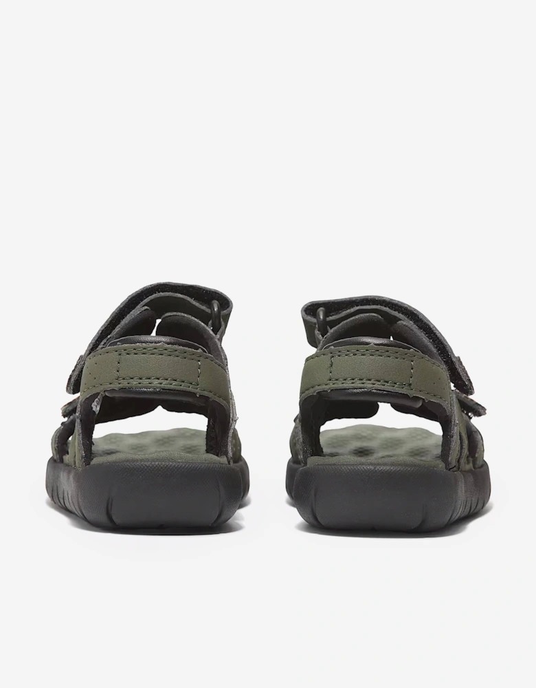Boys Perkins Row Backstrap Sandals in Green