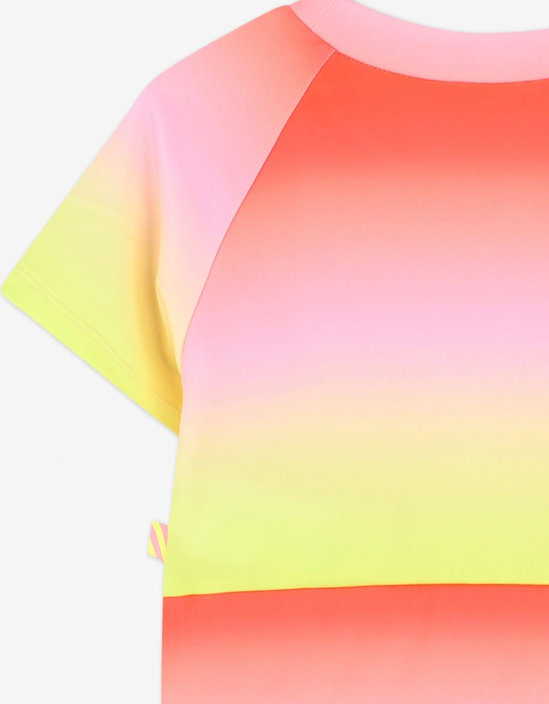 Billieblush Girls Gradient T-Shirt in Yellow