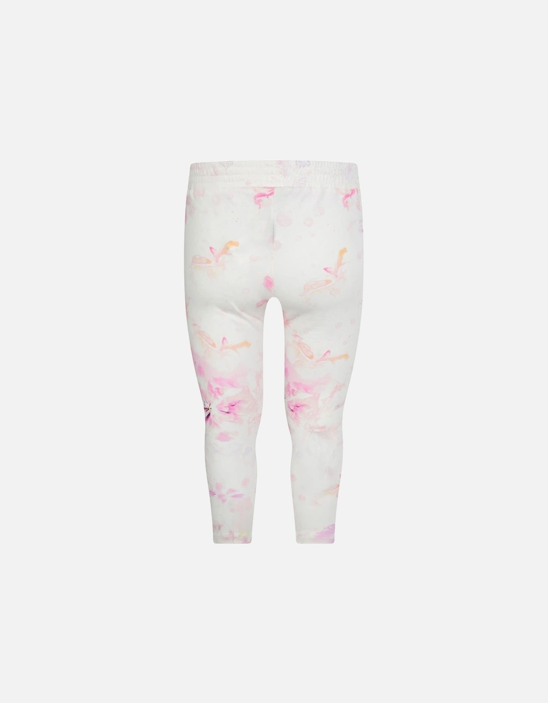 Girls & Pink Floral Print Leggings