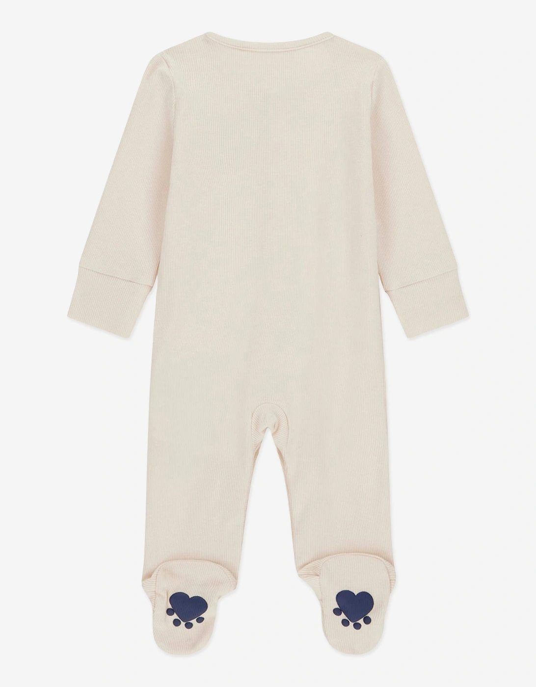 Baby Teddy Bear Babygrow Set in Beige