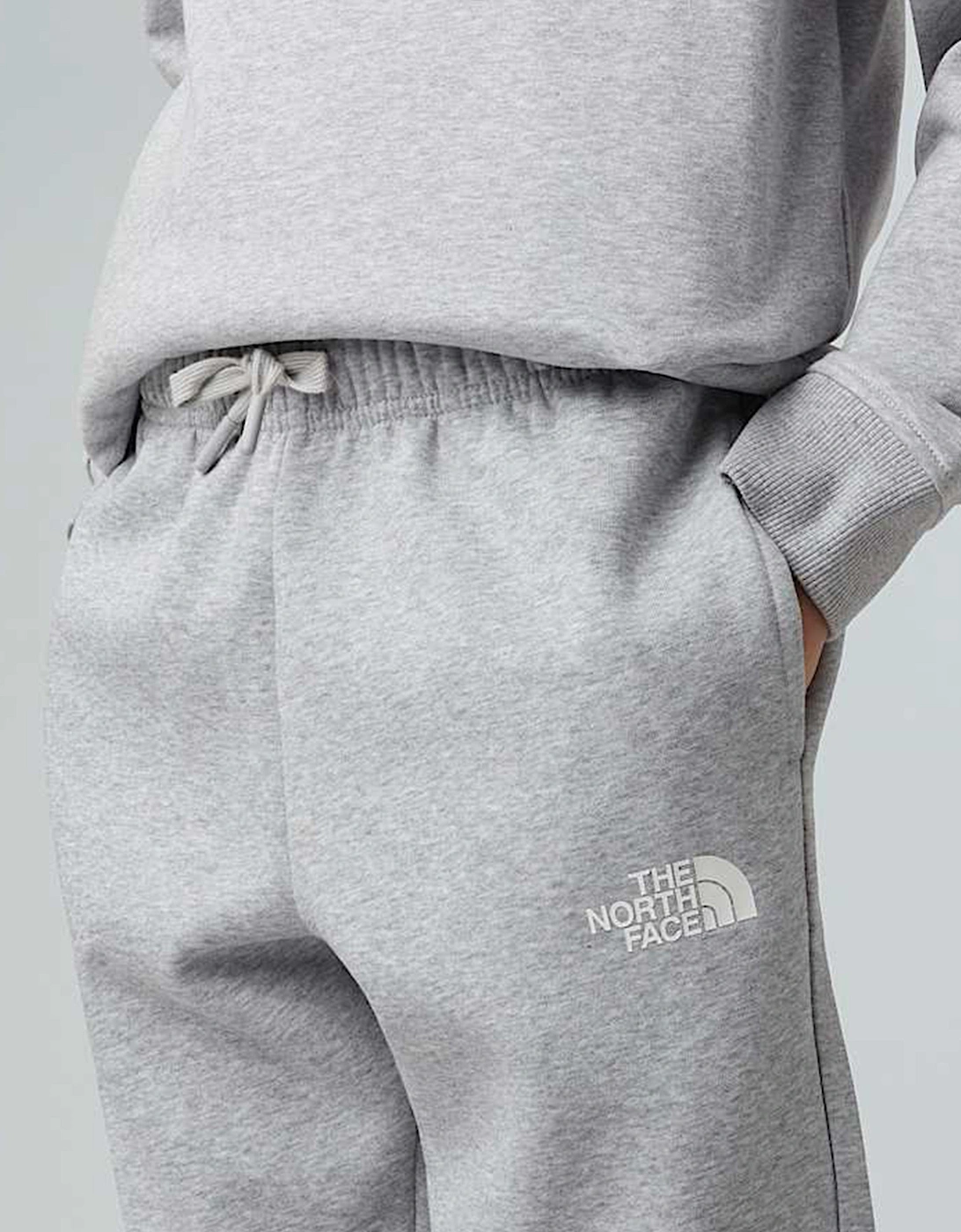 Kids Regular Tapered Joggers in Grey