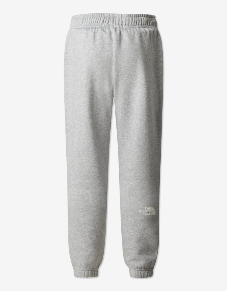 Kids Regular Tapered Joggers in Grey