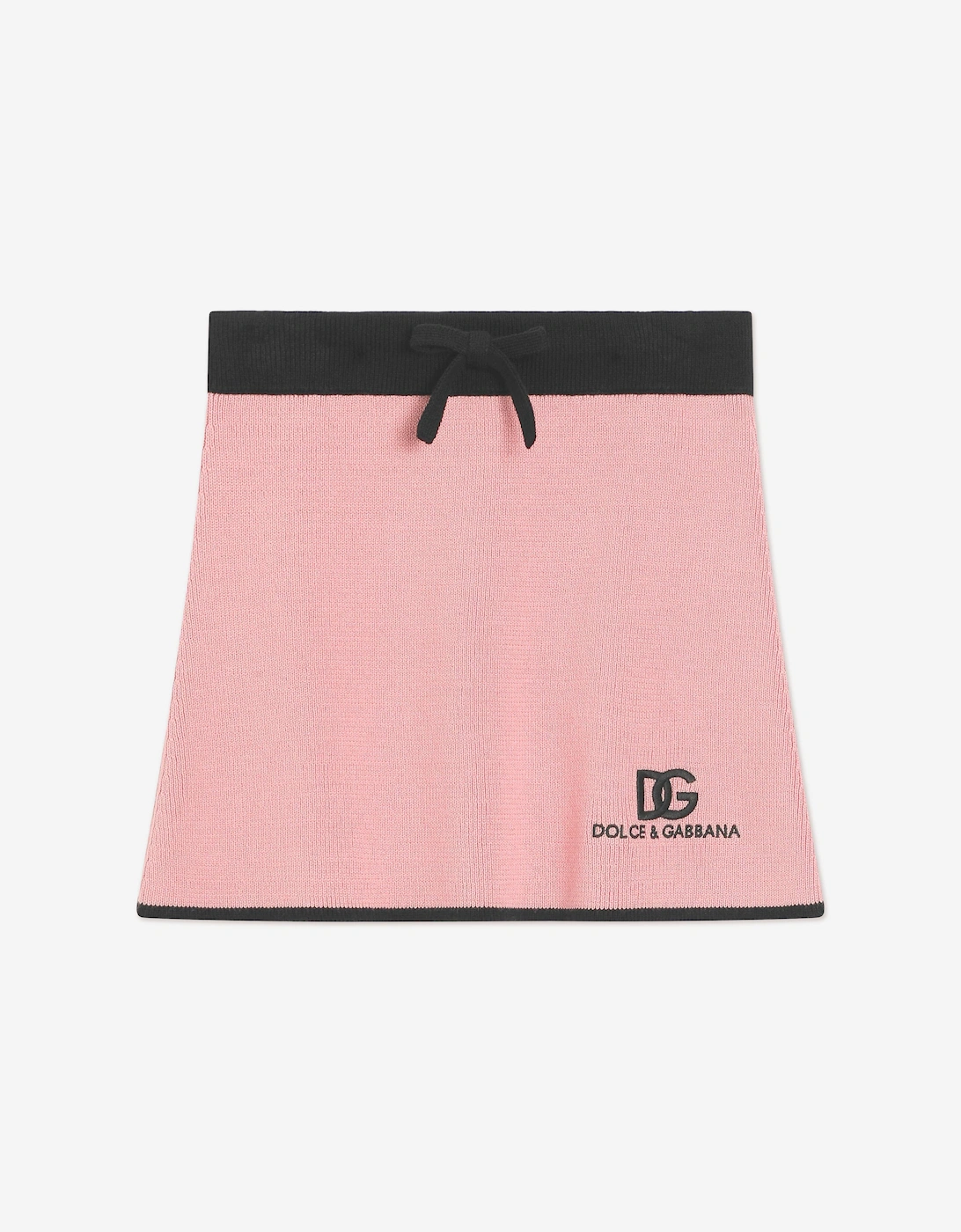 Dolce & Gabbana Girls Pink 'S Cashmere Logo Skirt In - : 14 Years Size 14 Yrs Kids