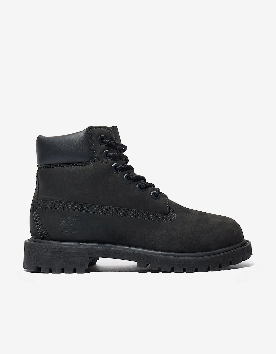 Kids Premium 6 Inch Lace Up Waterproof Boots in Black, 5 of 4