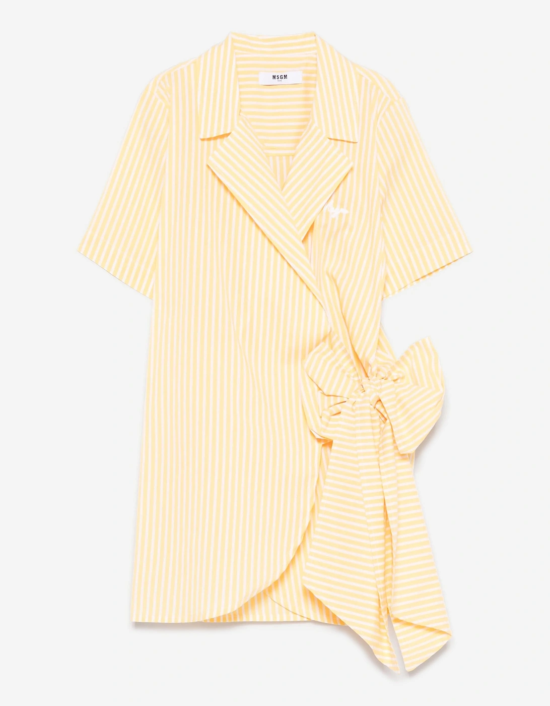 Girls Poplin Shirt Dress in Yellow, 5 of 4
