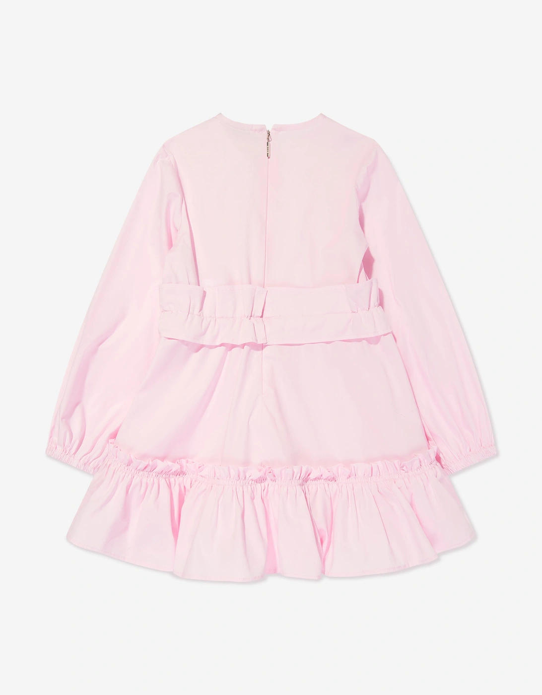 Girls Poplin Dress in Pink