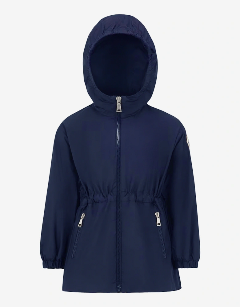Girls Wete Jacket in Navy