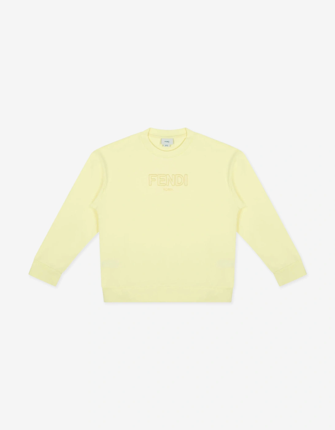 Kids Logo Sweatshirt in Yellow, 5 of 4