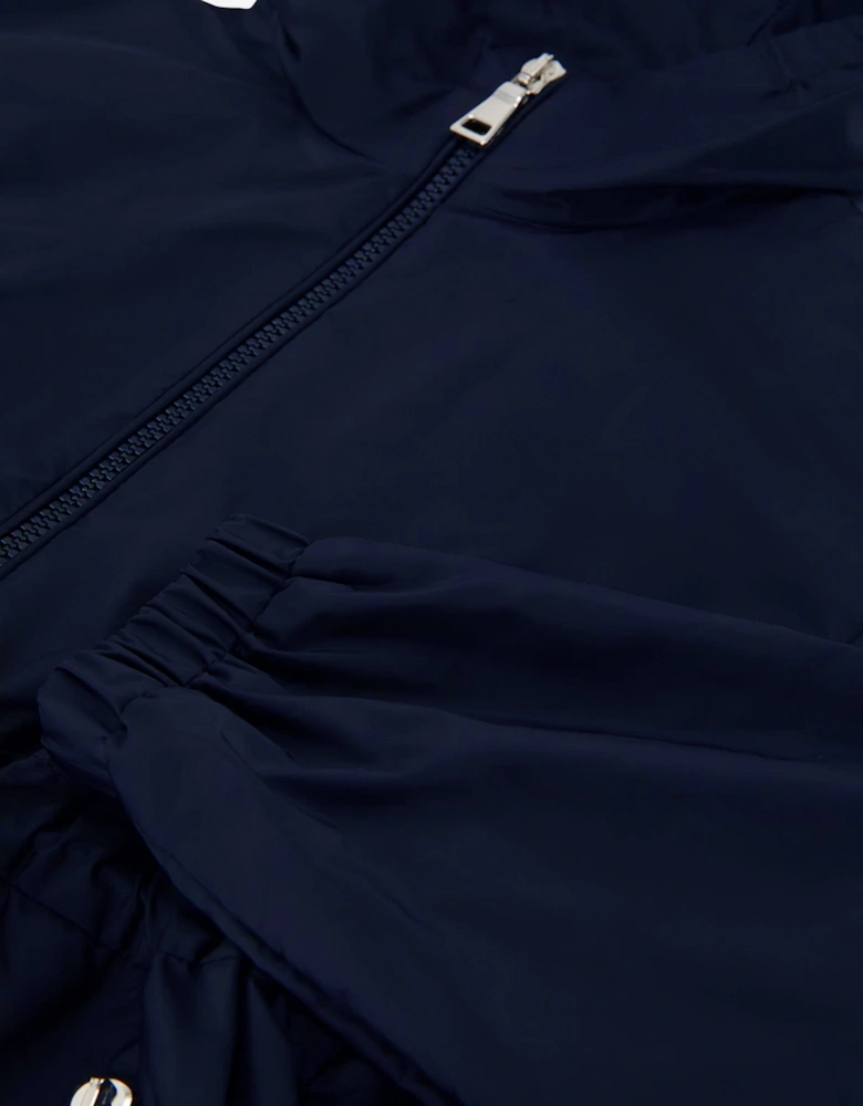 Girls Wete Jacket in Navy