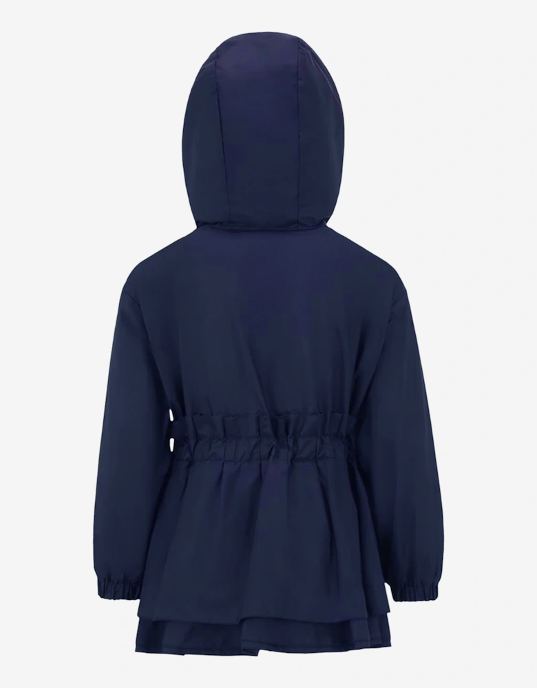 Girls Wete Jacket in Navy