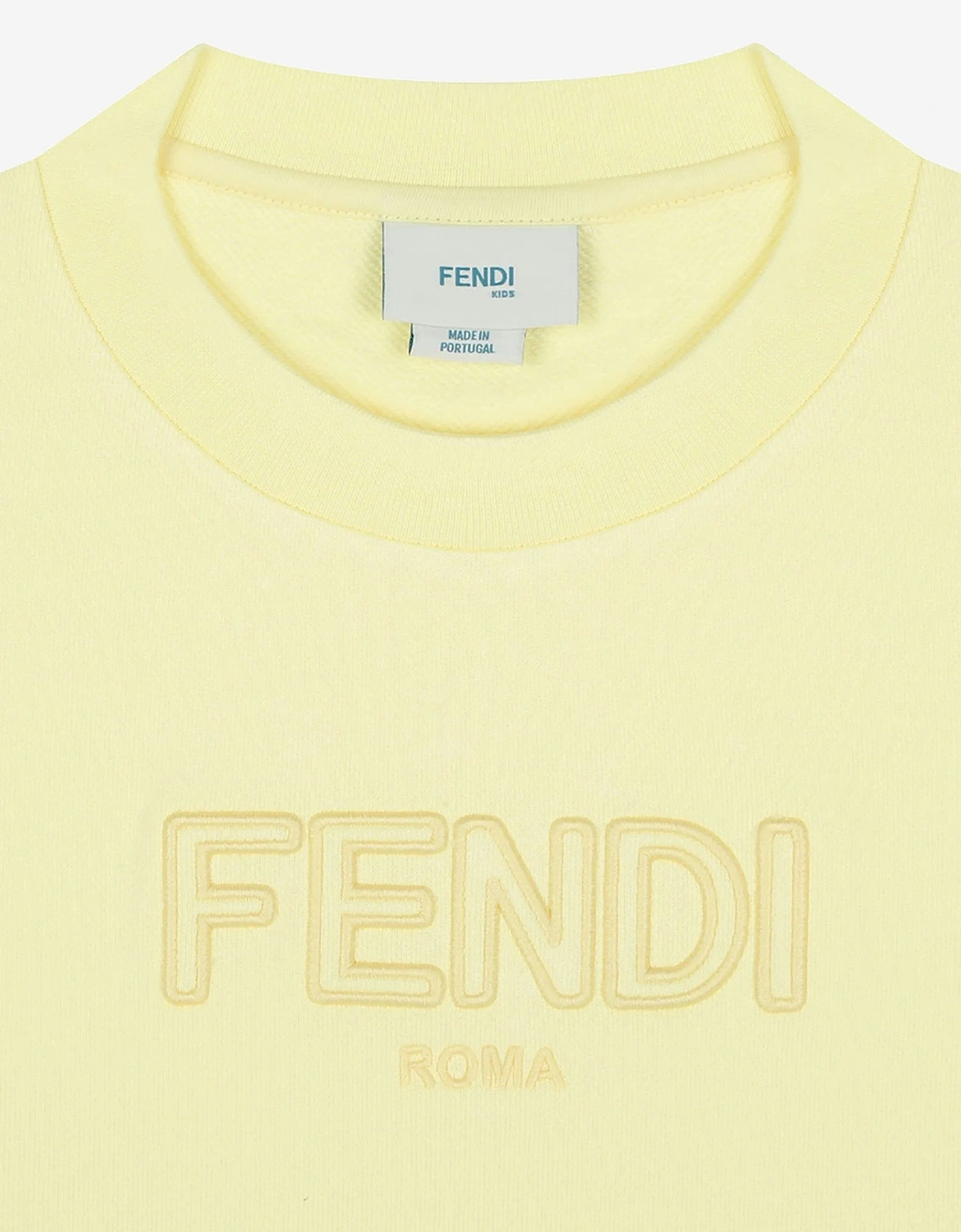 Kids Logo Sweatshirt in Yellow