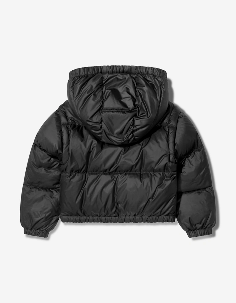Enfant Girls Down Padded Vanya Jacket in Black