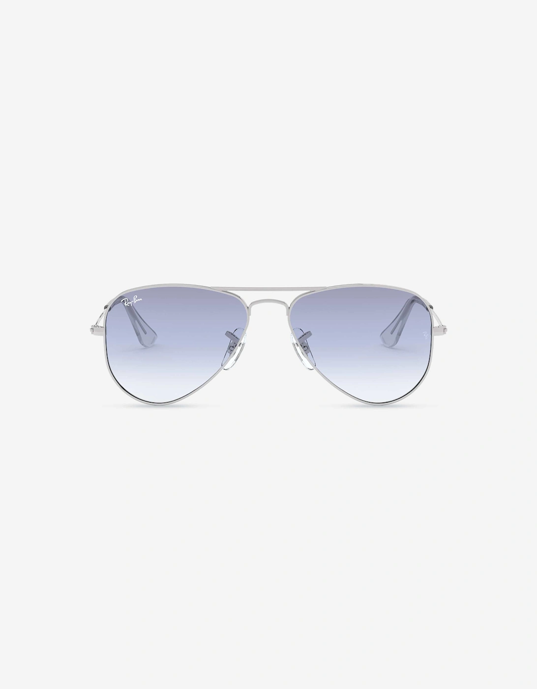 Kids Aviator Sunglasses in Silver
