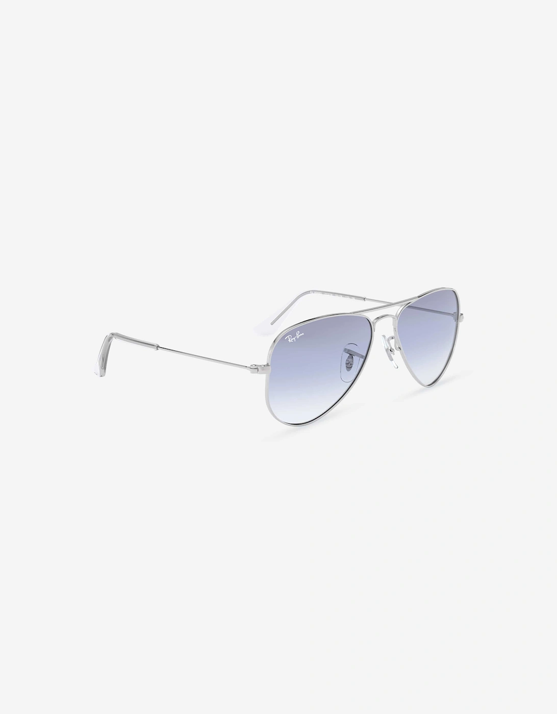 Kids Aviator Sunglasses in Silver