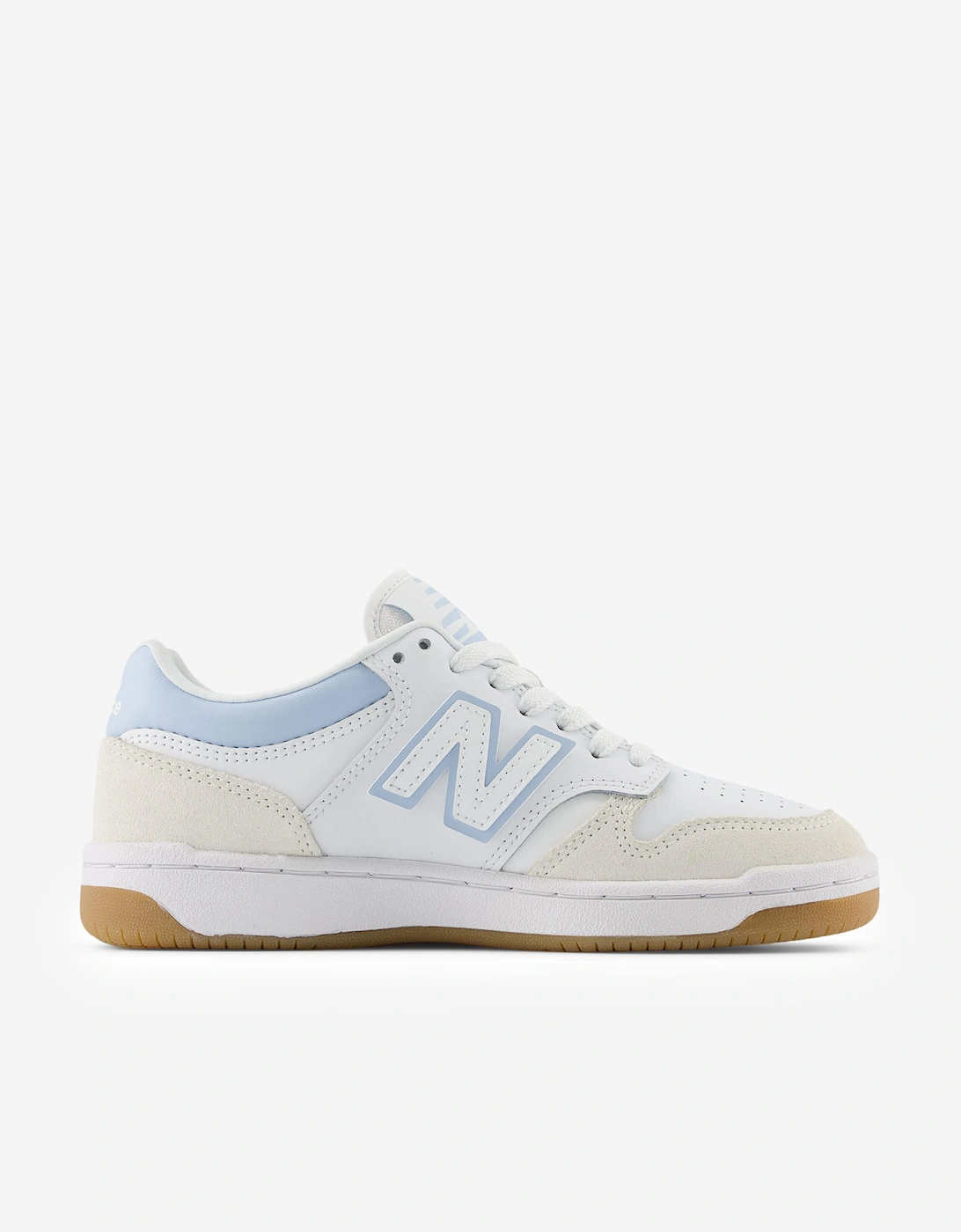 New Balance Girls White 'S 480 Trainers In  Size 35.5 Kids