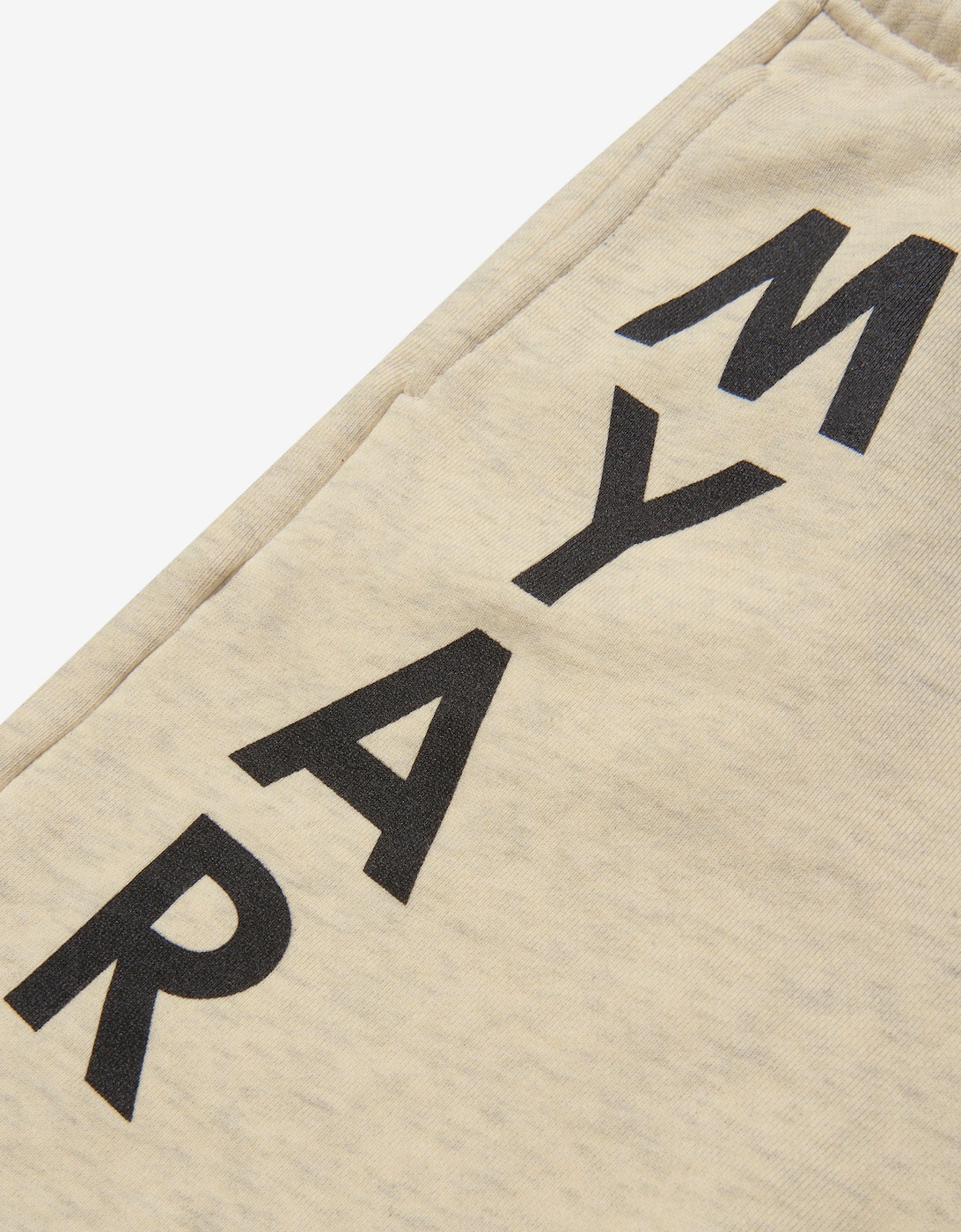 Boys Cotton Logo Shorts in Beige