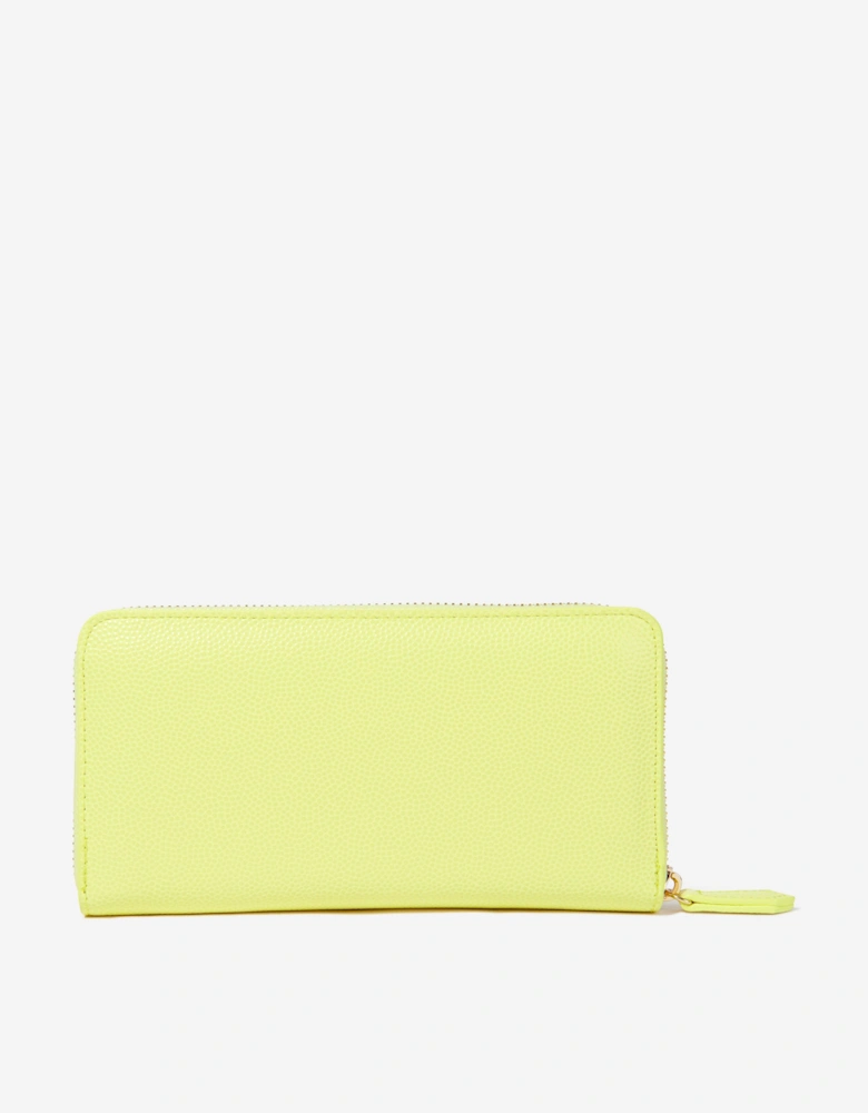 Divina Zip Around Wallet in Yellow (14.5cm)