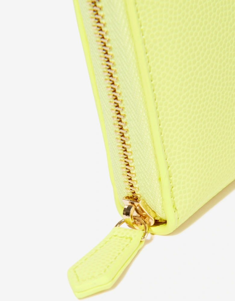 Divina Zip Around Wallet in Yellow (14.5cm)