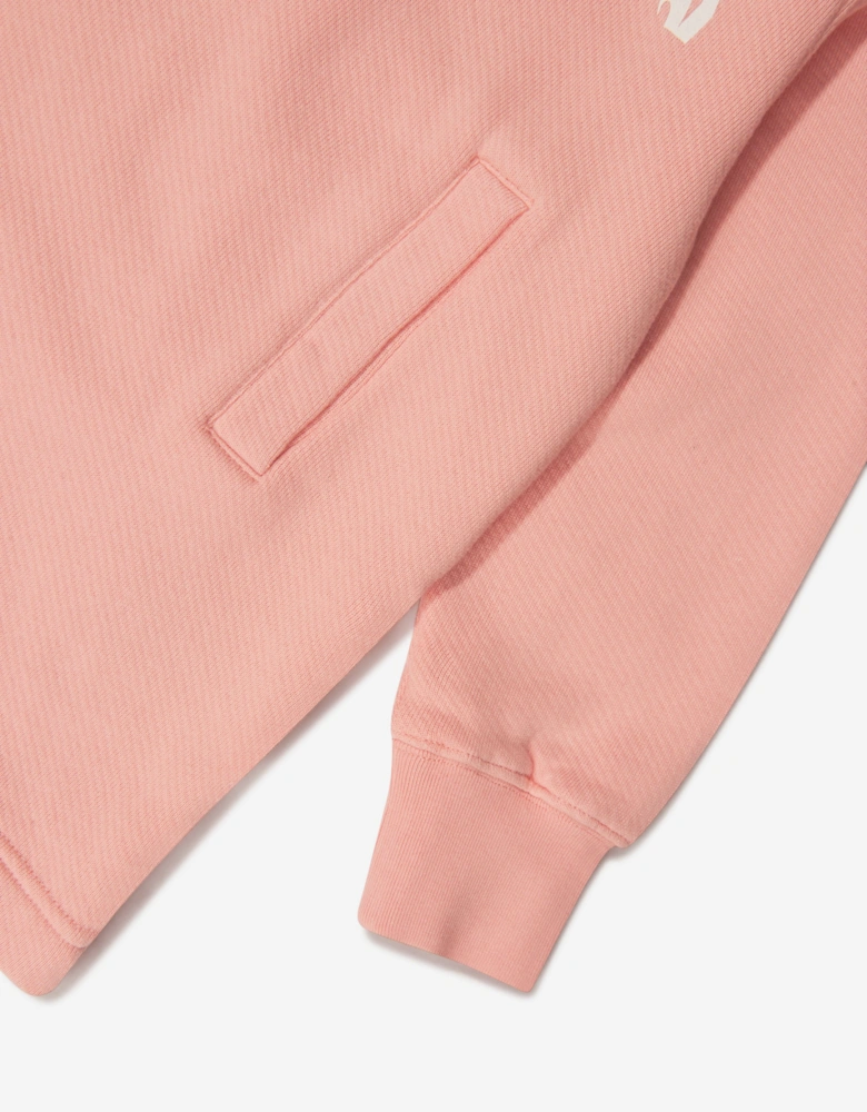 Girls Classic Logo Hooded Dress