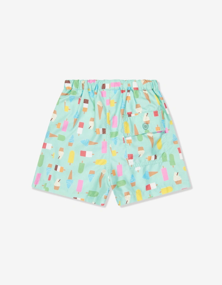 Baby Boys Ice Lolly Swim Shorts in Blue