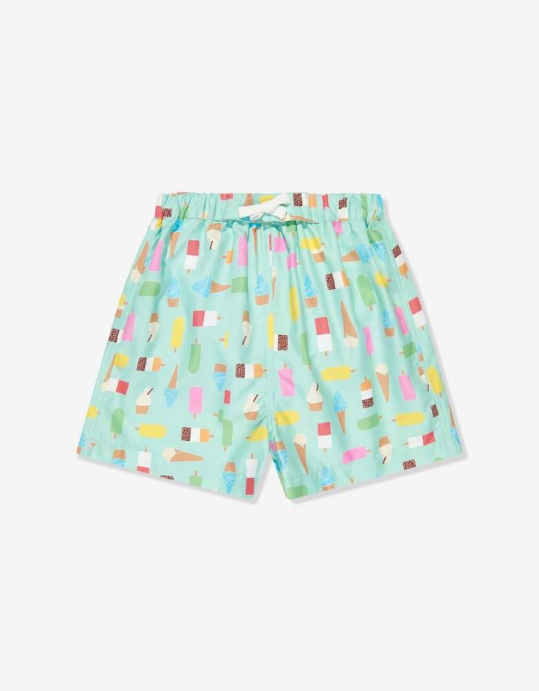 Baby Boys Ice Lolly Swim Shorts in Blue