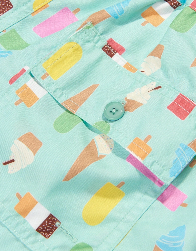 Baby Boys Ice Lolly Swim Shorts in Blue