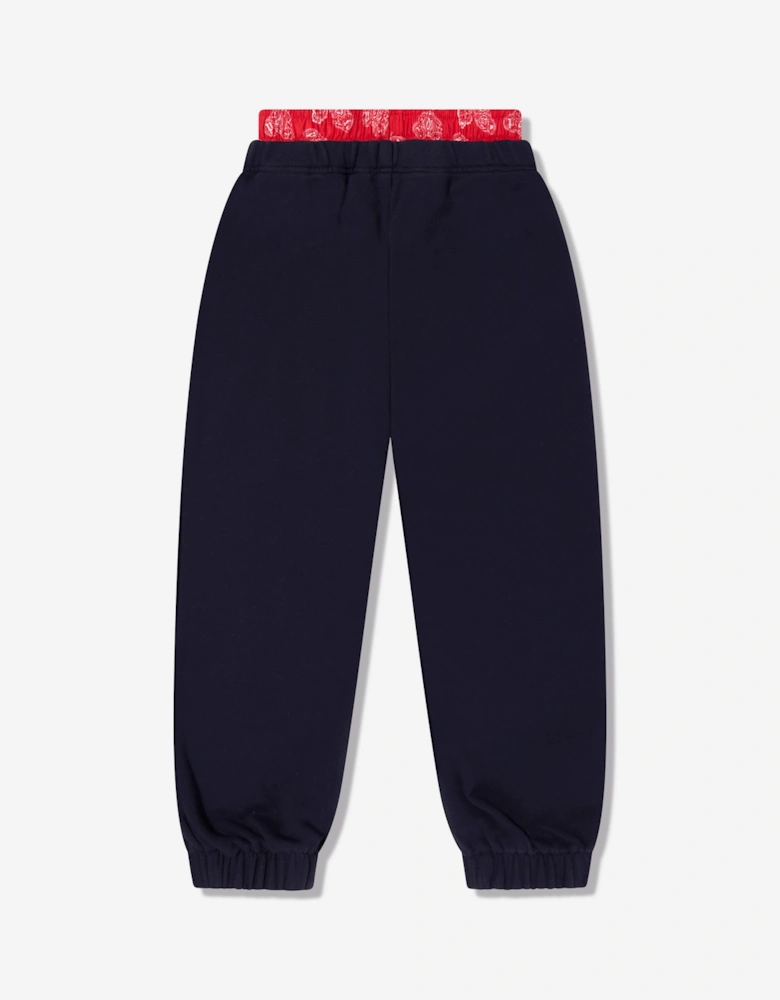 Boys Bears Paisley Joggers in Navy