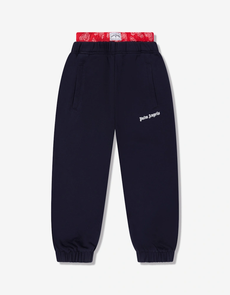 Boys Bears Paisley Joggers in Navy