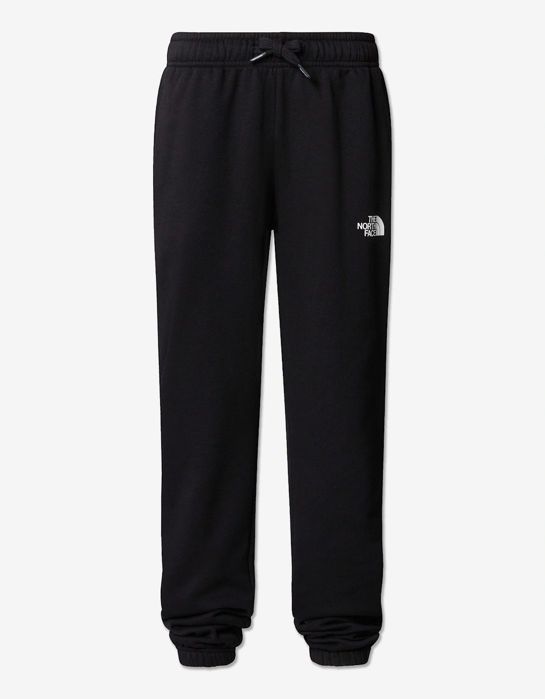 Kids Regular Tapered Joggers in Black, 5 of 4