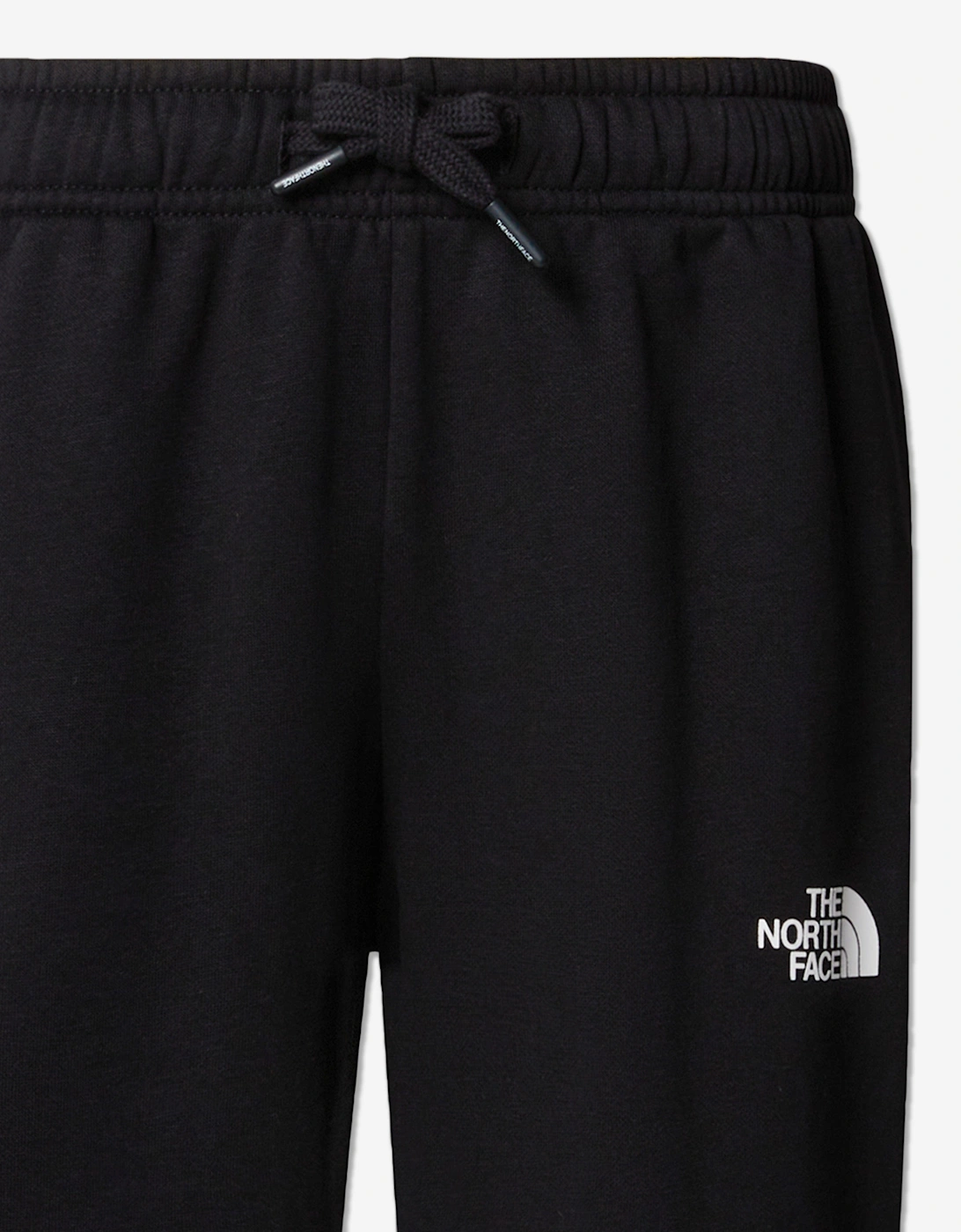 Kids Regular Tapered Joggers in Black