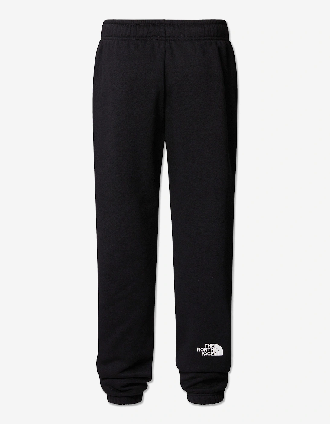 Kids Regular Tapered Joggers in Black